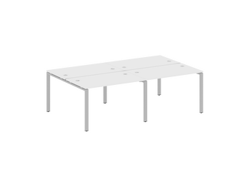 Стол-станция METALL SYSTEM на 4 раб.места на П-образном м/к  БП.СМ-4.2  2400*1475*750